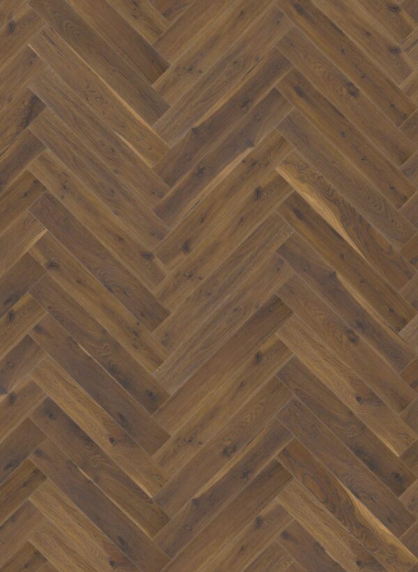 Fusion Premium Coffee Oak Grey Herringbone 12mm Laminate Flooring - Image 7