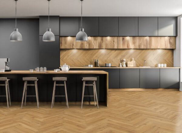 Fusion Premium Oak Robust Natural Herringbone 12mm Laminate Flooring - Image 6