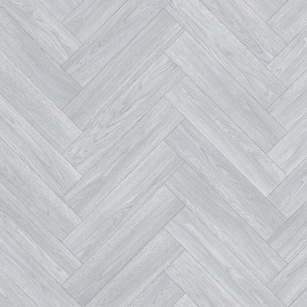 Artic Oak herringbone vinyl roll