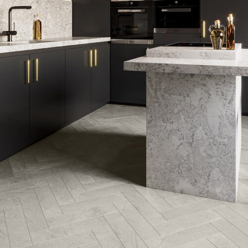 Invictus Groovy Granite Parquet - Snow