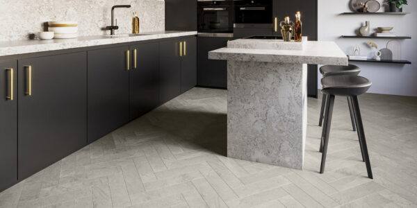 Invictus Groovy Granite Parquet - Snow