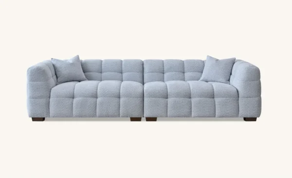 Aluxo Tribeca Sofa Range in Pearl Boucle Fabric - Image 7