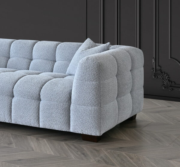 Aluxo Tribeca Sofa Range in Pearl Boucle Fabric - Image 6