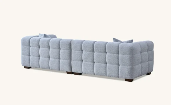 Aluxo Tribeca Sofa Range in Pearl Boucle Fabric - Image 9