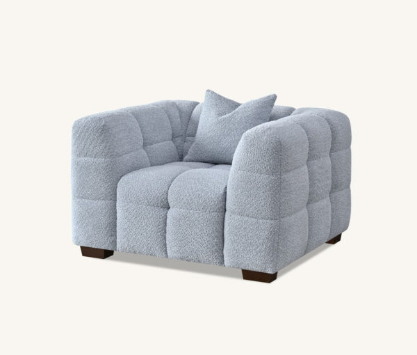 Aluxo Tribeca Sofa Range in Pearl Boucle Fabric - Image 13