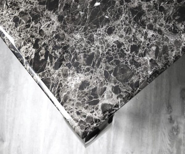 Louis Black Marble Dining Table - All Sizes - Image 11