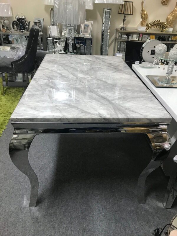 Louis Grey Marble Coffee Table - Image 2