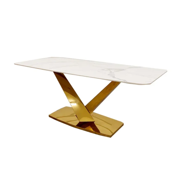 Valeo 180cm stone top dining table - Image 2